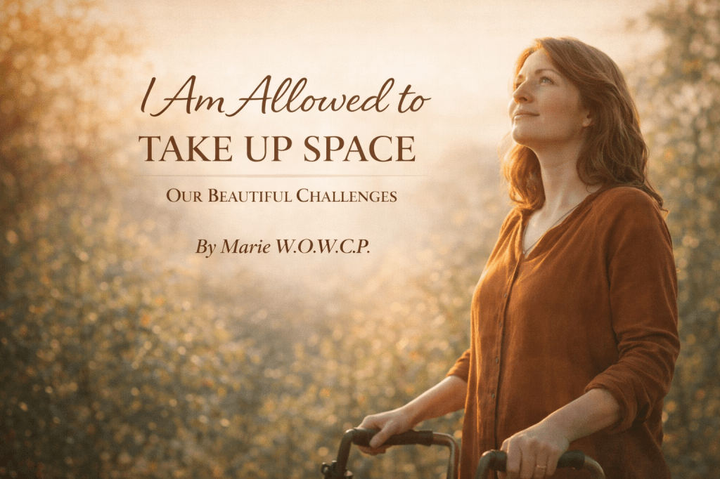 I Am Allowed to Take Up Space